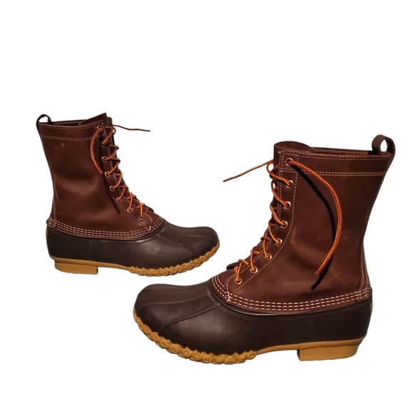 Bean Boots By L.L. Bean Maine Duck Hunting Boots Men's 10W, Made In U.S.A. - Picture 2 of 11
